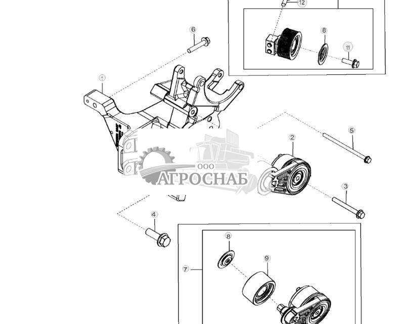 6223 Крепление генератора пер. тока - ST644663 74.jpg